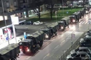 Bergamo army convoj coronavirus