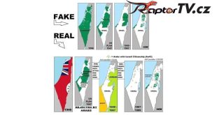 Fake mapa Izrael Ti, co Vám ukazují takovéhle mapy Vám toho spoustu neřekli...