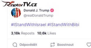 TRUMP podpořil premiéra Izraele Bibi Netanjahua Exprezident Donald Trump podpořil Izrael a osobně premiéra Netanjahua na své sociální síti Truth...