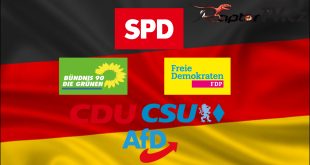 Německá vládní koalice "semafor" má 33 %, opozice CDU/CSU & AfD má 54 % podle průzkumu Tož, rudo-zeleno-liberální hrůzovláda pomalu umírá...