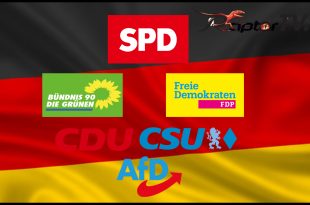 Německá vládní koalice "semafor" má 33 %, opozice CDU/CSU & AfD má 54 % podle průzkumu Tož, rudo-zeleno-liberální hrůzovláda pomalu umírá...