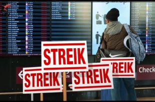 Stávka zaměstnanců německých letišť Stávka stíhá v Německu stávku...Bezpečnostní zóna uzavřena...