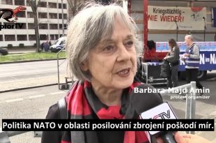 Video o protestech Němců - NATO.