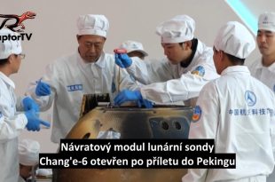 Číňané obdrželi vzorky z Měsíce a nyní je budou zkoumat.