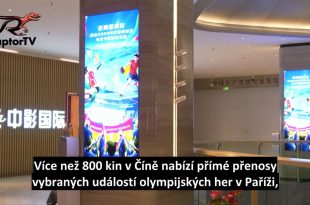 Více než 800 čínských kin nabízí pohlcující zážitek ze sledování olympijských her